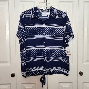 Alfred Dunner Womens Top